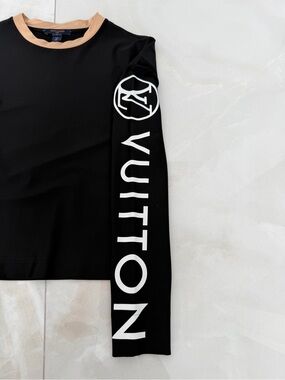 Louis Vuitton Vuittamine Capsule Collectible Long Sleeve  Top w Full Sleeve Logo